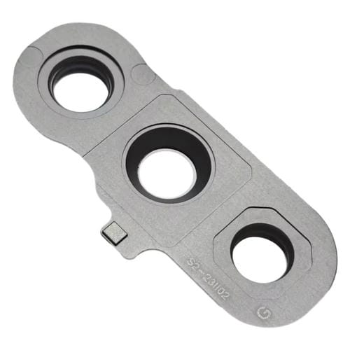 Rückseitige Kameraglasabdeckung Samsung Galaxy S23 FE SM-S711B (Schwarz) - Packung mit (10 Stück)