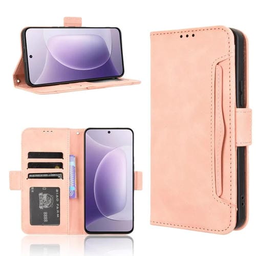 Funda de Piel Textura Becerro con Ranuras para Tarjetas para Honor 300 5G (Rosa)