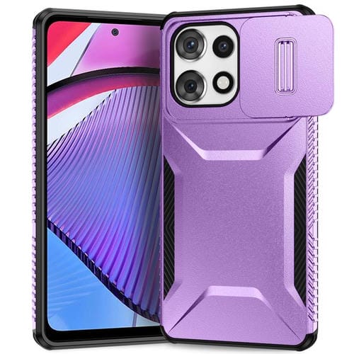 Funda para Teléfono Motorola Moto G Play 5G 2025 con Protección Deslizante (Morado)