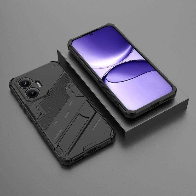 Funda 2 en 1 de PC + TPU con soporte para Redmi Turbo 4 Pro Punk Armor (negra)