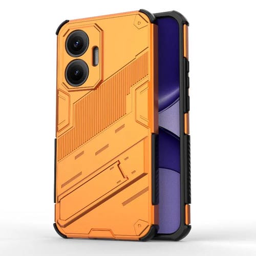 Funda 2 en 1 de PC + TPU con soporte para Redmi Turbo 4 Pro Punk Armor (naranja)