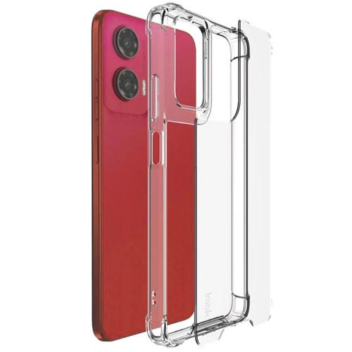 Funda para Motorola Moto G35 5G Imak Space Shield TPU y PC con Airbag a Prueba de Golpes (Transparente)
