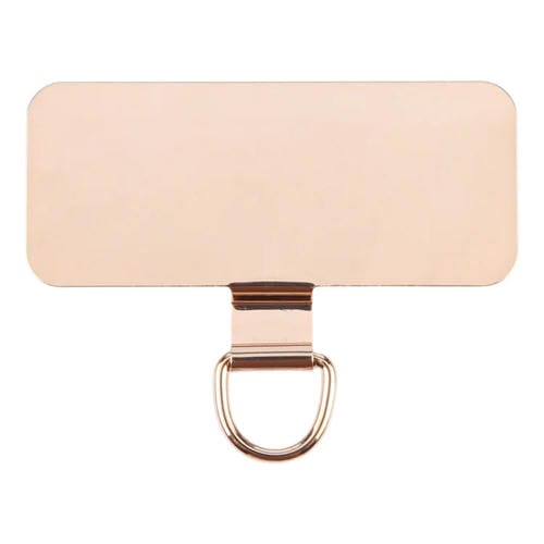 Junta de Fijación para Cordón de Teléfono Móvil Metal Rectangular (Dorado)