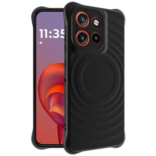 Funda Blanda Imak Uc-6 Series para Motorola Edge 50 Neo 5G con Diseño de Escarcha (Negra)