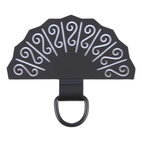 Junta de Fijación de Cordón de Metal para Teléfono Móvil en Forma de Abanico (Negra)