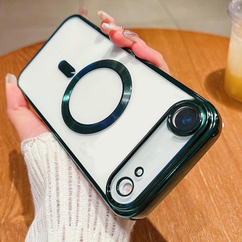 Funda MagSafe galvanizada para iPhone 17 Air (verde oscuro)