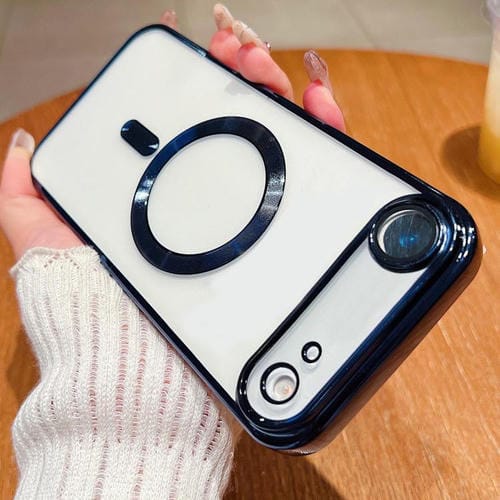 Funda MagSafe galvanizada para iPhone 17 Air (azul oscuro)