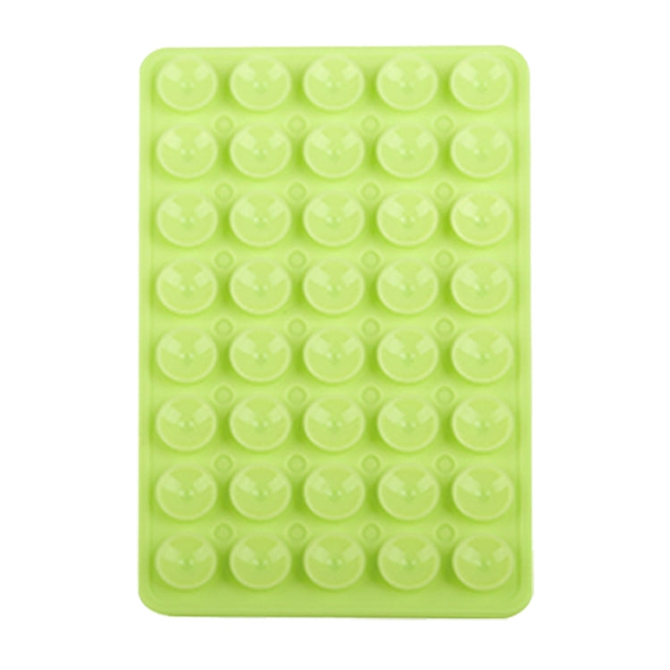 Adhesivos traseros con ventosa de doble cara de silicona para teléfono móvil (Verde) 40 unidades