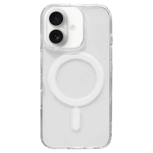 Funda de acrílico transparente de TPU MagSafe para iPhone 16 Plus, versión con animación emergente (transparente)