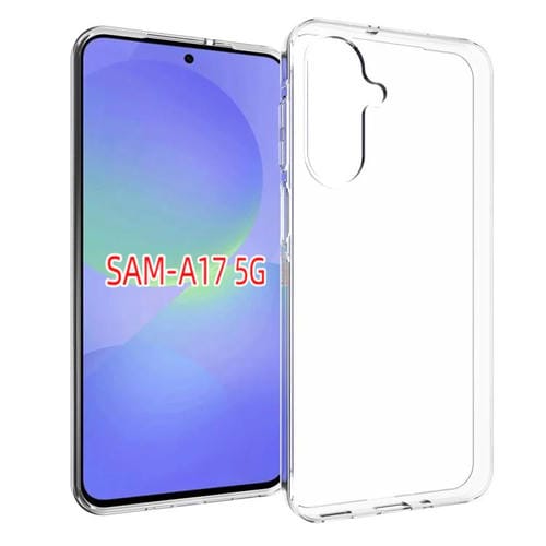Funda de TPU con textura impermeable para Samsung Galaxy A17 5G (transparente)