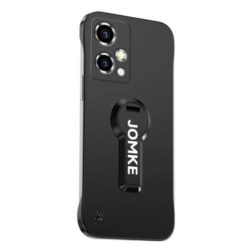 Estuche para Teléfono Honor 90 Gt con Soporte Giratorio 360° y Barniz para Hornear (Negro)