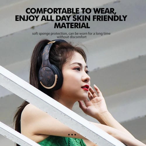 Auriculares inalámbricos Bluetooth A6 Anc Gaming Studio (Beige)