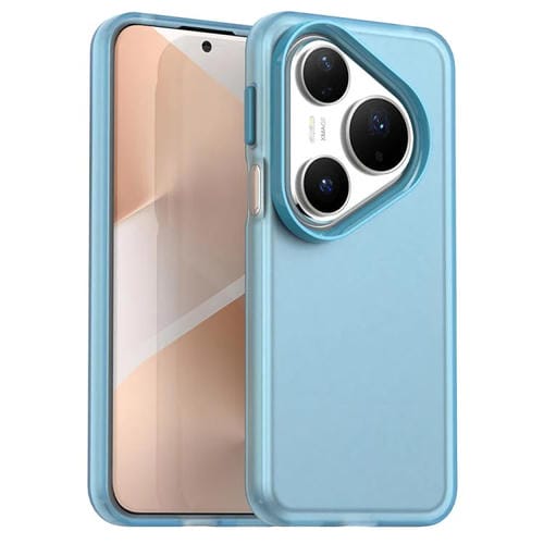 Funda híbrida de TPU a prueba de golpes para Huawei Pura 80 Pro Candy PC (azul)