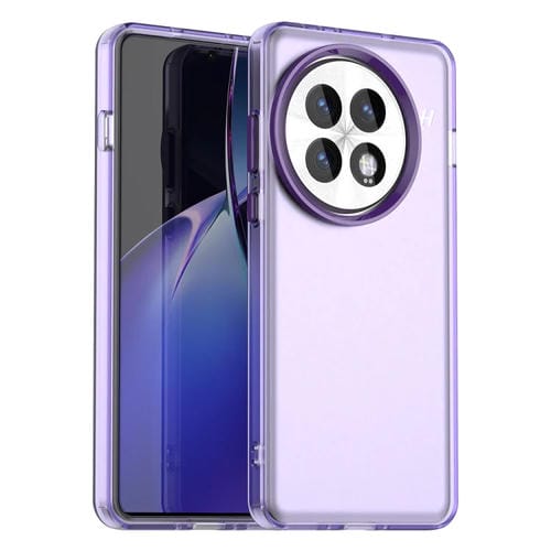 Funda Híbrida TPU para OnePlus 13 Candy PC a Prueba de Golpes (Morado)