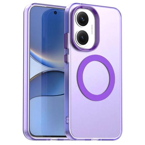 Funda híbrida de TPU y PC con protección Magsafe Candy para Redmi Turbo 4 Pro 5G (morada)