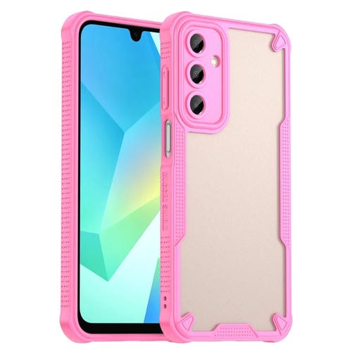 Funda híbrida TPU y PC Samsung Galaxy A16 5G Armor Glaze (Rosa)