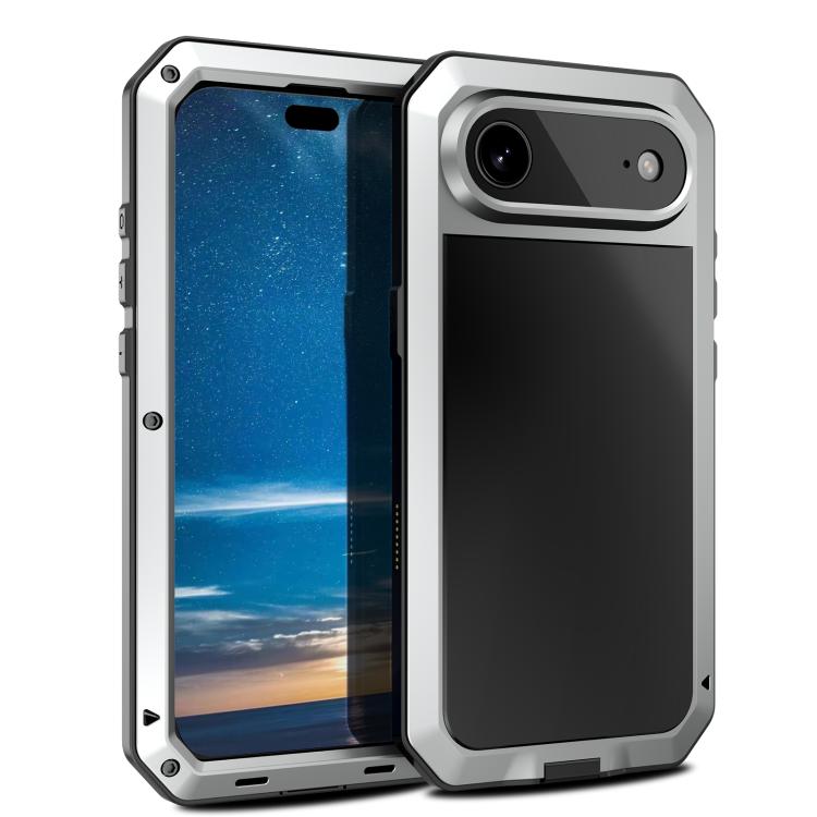 Funda metálica triple a prueba de RedPepper para iPhone 17 Air (plateada)