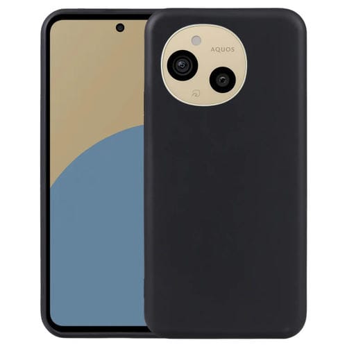 10 Fundas TPU para Teléfono Sharp Aquos Sense9 (Negra)