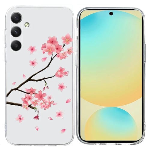 Funda TPU Samsung Galaxy A16 5G Patrón Pintura Colorida (Flor de Ciruelo)