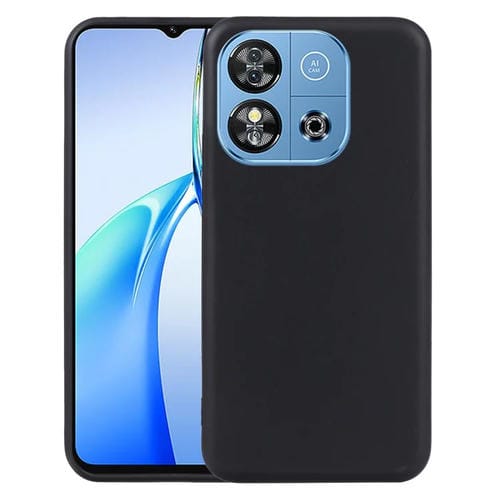 10 Fundas TPU para Teléfono Oukitel C57S (Negra)