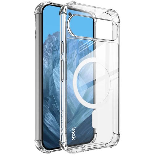 Funda para Teléfono Imak Space Shield PC + TPU Airbag a Prueba de Golpes Magsafe para Google Pixel 9/9 Pro (Transparente)