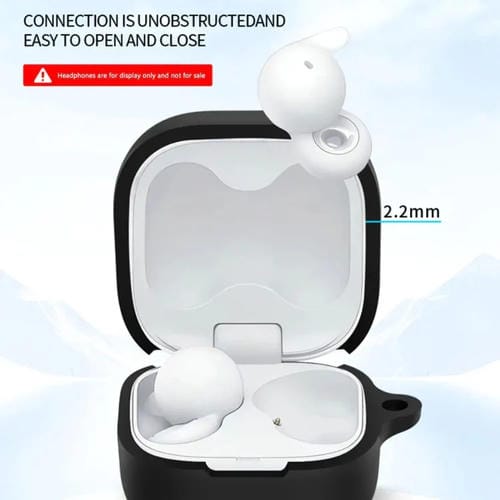 Funda Protectora de Silicona para Auriculares Sony Linkbuds Open (Blanca)