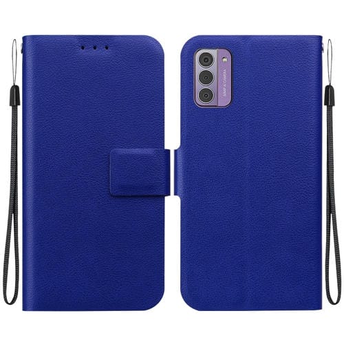 Funda de Cuero Ultradelgada con Hebilla Magnética para Nokia G42 (Azul)