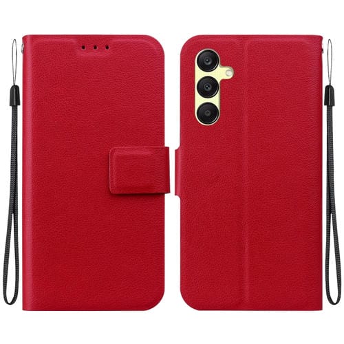 Funda de Cuero Samsung Galaxy A25 5G Ultrafina con Hebilla Magnética (Rojo)