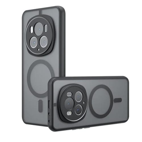 Funda hĂbrida TPU y PC para Honor Magic6 Pro con orificio Magsafe (Negro Esmerilado)