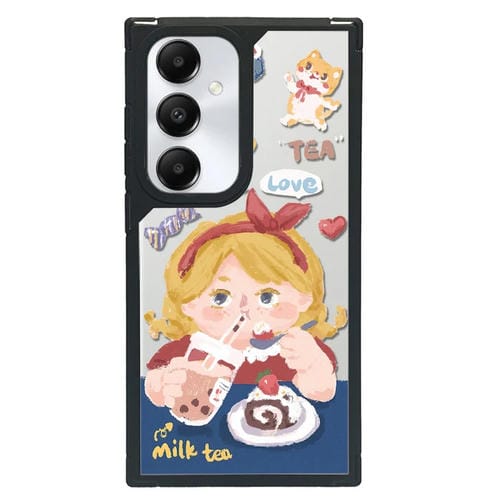 Funda para Teléfono Samsung Galaxy A35 5G Cobertura Total Diseño Artístico (Pareja de Comida A)