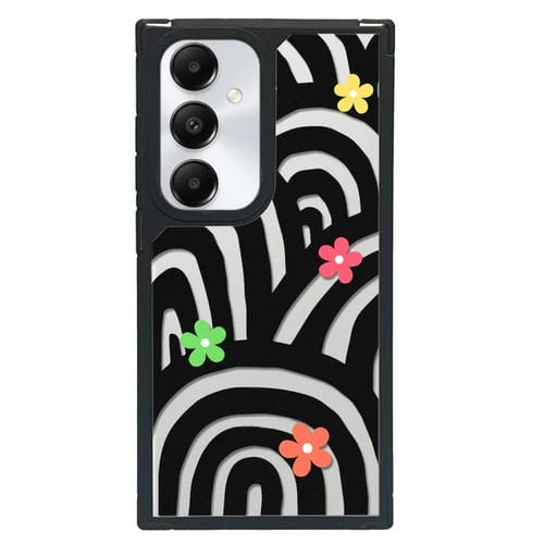 Funda para Teléfono Samsung Galaxy A35 5G Diseño Artístico Creativo Cobertura Total (Flor Arcoíris B)