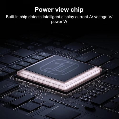 Adaptador Estéreo con Pantalla Digital PD 140 W Tipo C/USB-C a Tipo C/USB-C (Negro Claro)