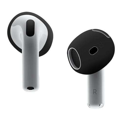 Funda Protectora Silicona Suave para Auriculares AirPods 4 (Negra)