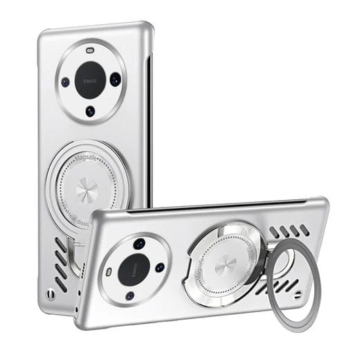 Estuche para Teléfono Huawei Mate 60 Ice Sense Series con Soporte Magsafe y Refrigeración de Grafeno (Plateado)