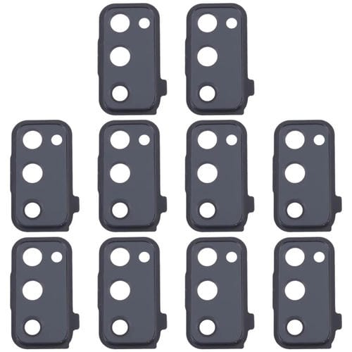 Rear Camera Lens Cover Samsung Galaxy S20 FE SM-G780F (10 Pieces) (Black)