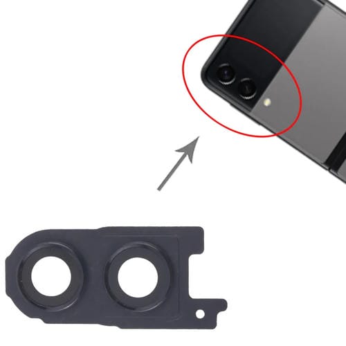 Rear Camera Lens Cover Samsung Galaxy Z Flip3 5G (SM-F711BF) (10 Pieces) (Black)