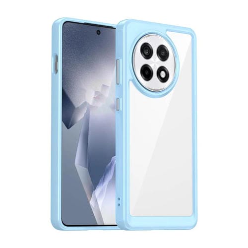 Funda híbrida TPU acrílica OnePlus 13R serie colorida (Azul)