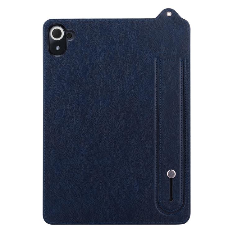 Funda de cuero TPU con correa para Xiaomi Redmi K Pad (azul oscuro)