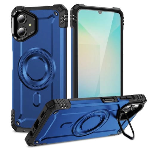 Estuche para Teléfono Samsung Galaxy A06 con Soporte para Lente Magsafe (Azul)