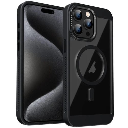 Funda para Teléfono Honeycomb Magsafe para iPhone 15 Pro Max con Refrigeración (Negra)