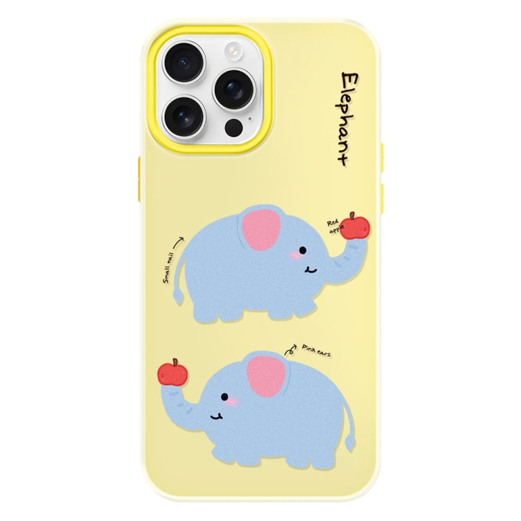 Funda híbrida TPU y PC iPhone 16 Pro Tacto Sedoso y Gelatinoso (Amarillo)