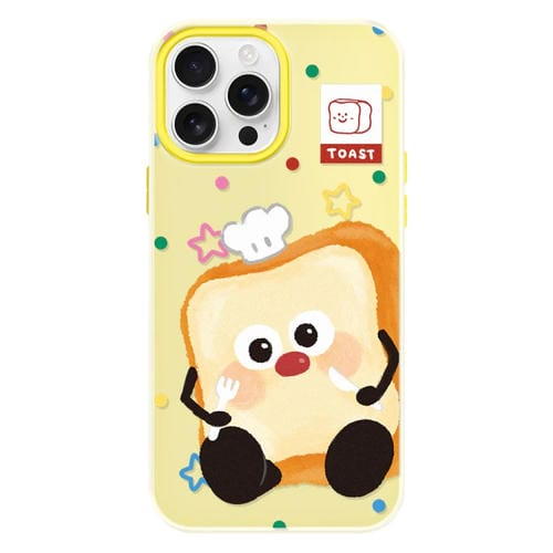Funda híbrida TPU y PC iPhone 13 Pro Max con Tacto Sedoso (Pan Tostado Amarillo)