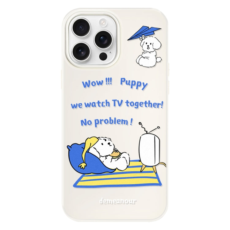 Funda híbrida TPU y Policarbonato iPhone 14 Pro con Tacto de Piel (Beige)