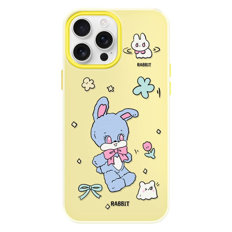Funda híbrida TPU y PC iPhone 12 Pro Max Tacto agradable (Azul y Amarillo)