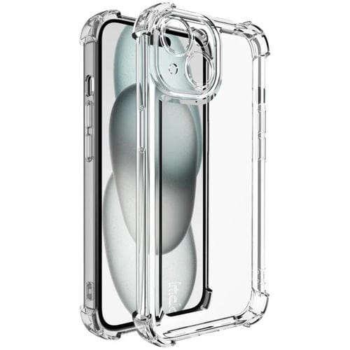 Funda para Teléfono Imak Ux-4 a Prueba de Golpes con Cuatro Esquinas para iPhone 15 Plus (Transparente)