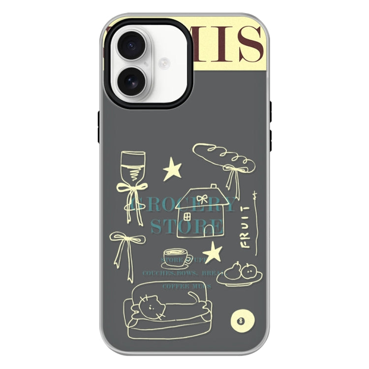 Funda híbrida TPU Policarbonato iPhone 16 Plus con Tacto Sedoso (Negra)