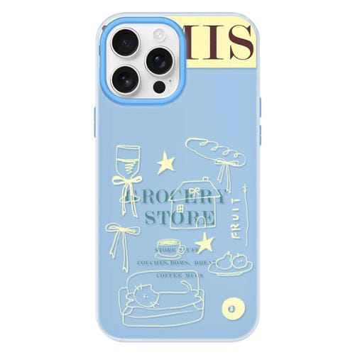 Funda híbrida TPU y PC iPhone 12 Pro Tacto sedoso y gelatinoso (Azul)