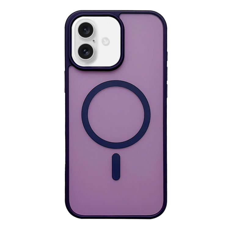 Funda para Teléfono Magsafe Frosted Skin Feel iPhone 16 Plus (Morado Oscuro)
