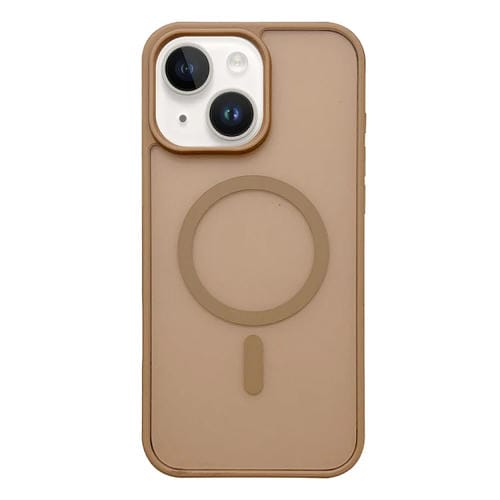 Funda para Teléfono Magsafe Frosted Skin Feel iPhone 14 Plus (Dorado del Desierto)