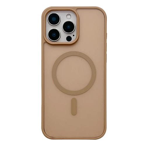 Funda para Teléfono Magsafe Frosted Skin Feel iPhone 14 Pro Max (Dorado del Desierto)